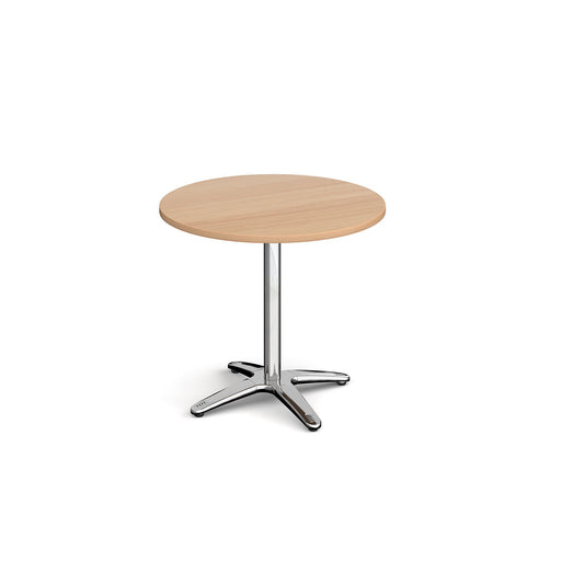 Roma circular dining table with 4 leg base